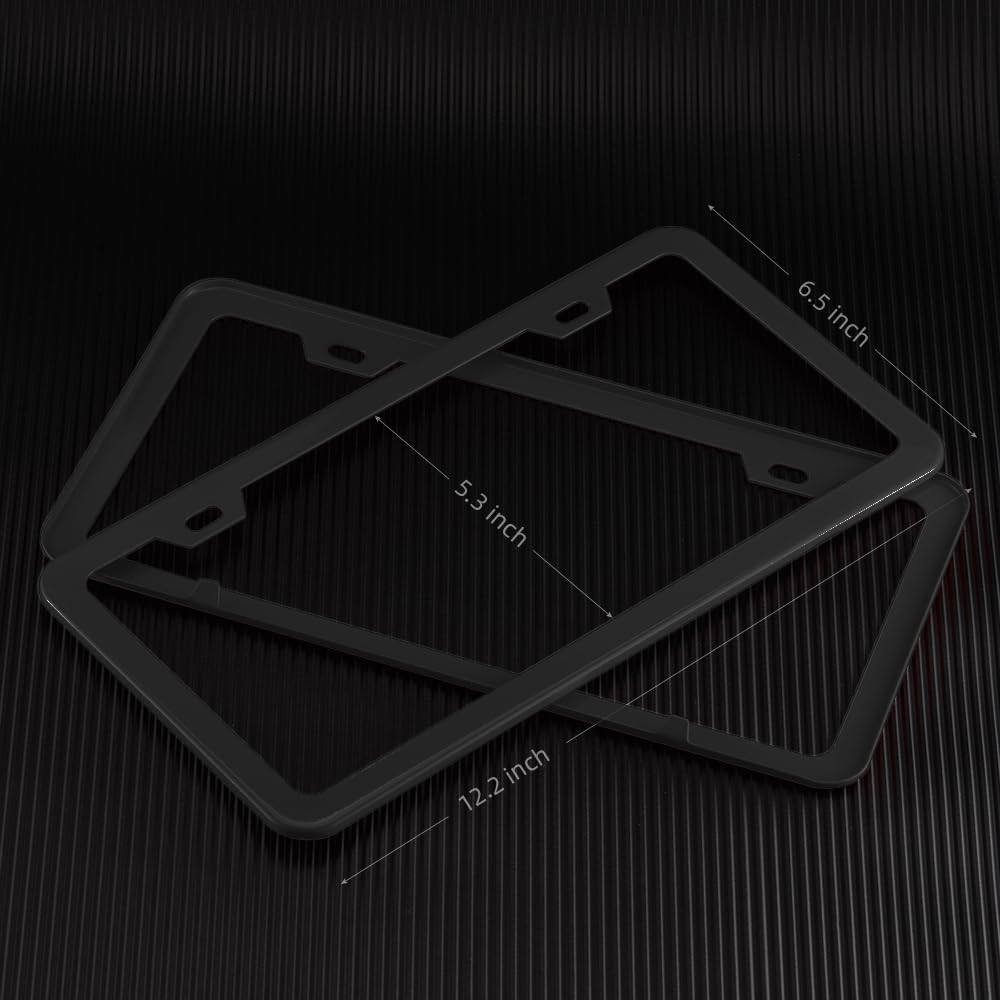 Deselen frame installed on vehicle demonstrating clean, low-profile appearance