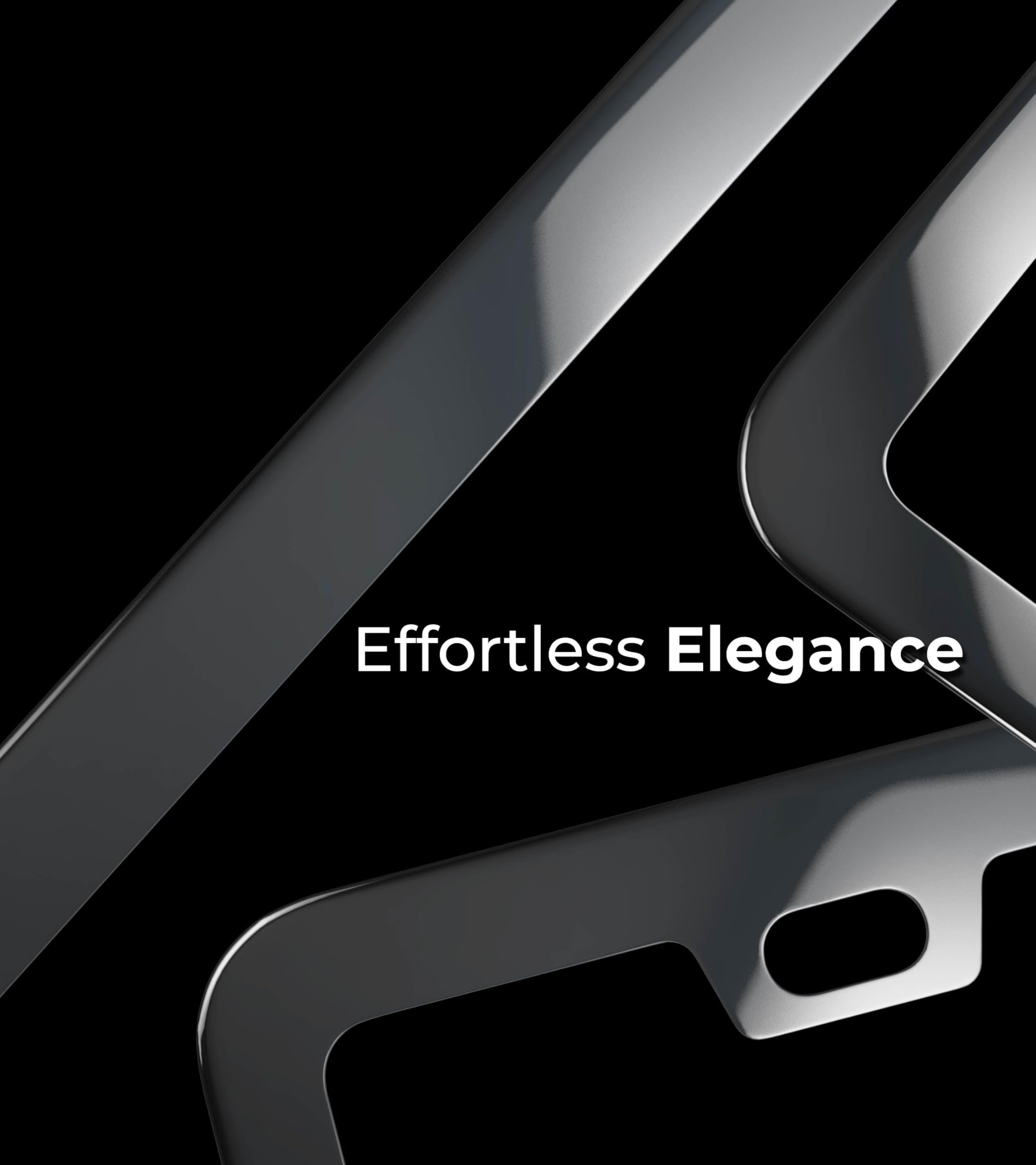 Deselen side profile low-profile design demonstrating slim fit and unobstructed plate visibility