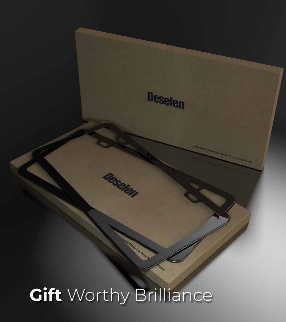 Deselen side profile thin frame illustrating slim bezel and unobstructed plate