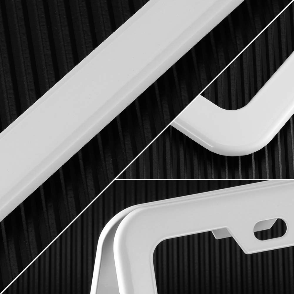 Deselen close-up of white finish highlighting durable paint