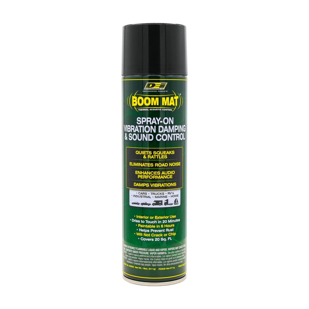 Design Engineering front can showing label and nozzle, highlights easy spray application