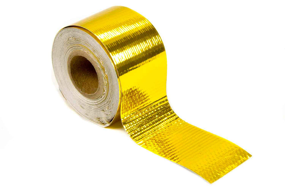 Design Engineering Reflect-A-Gold front roll showing label and compact size for easy application
