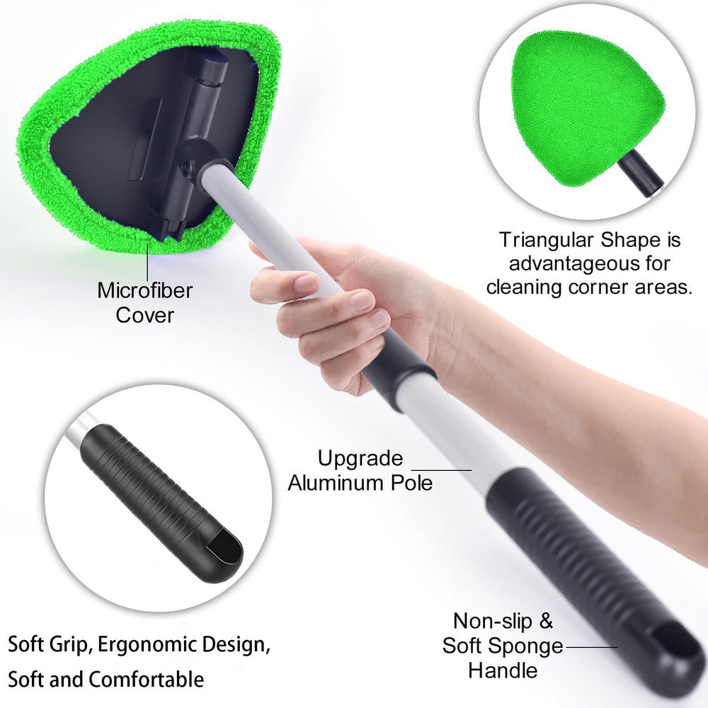 desin extended handle reach demo cleaning tall windshield easily