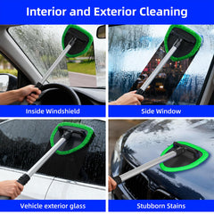 desin swivel head angle for full glass contact on curved windshields