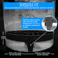 DETAIL GUARDZ weighted base detail keeping insert locked and stable