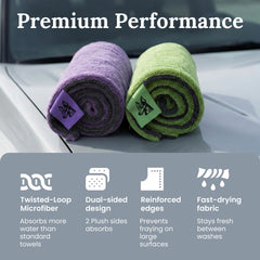 Devil Dog Microfiber close-up of twisted-loop texture for fast absorption