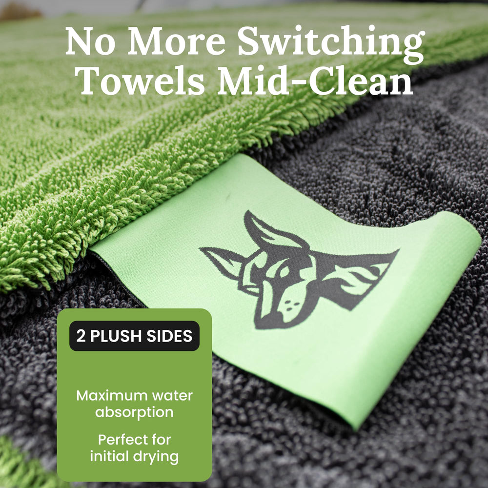 Devil Dog Microfiber edgeless detail protects paint from scratches