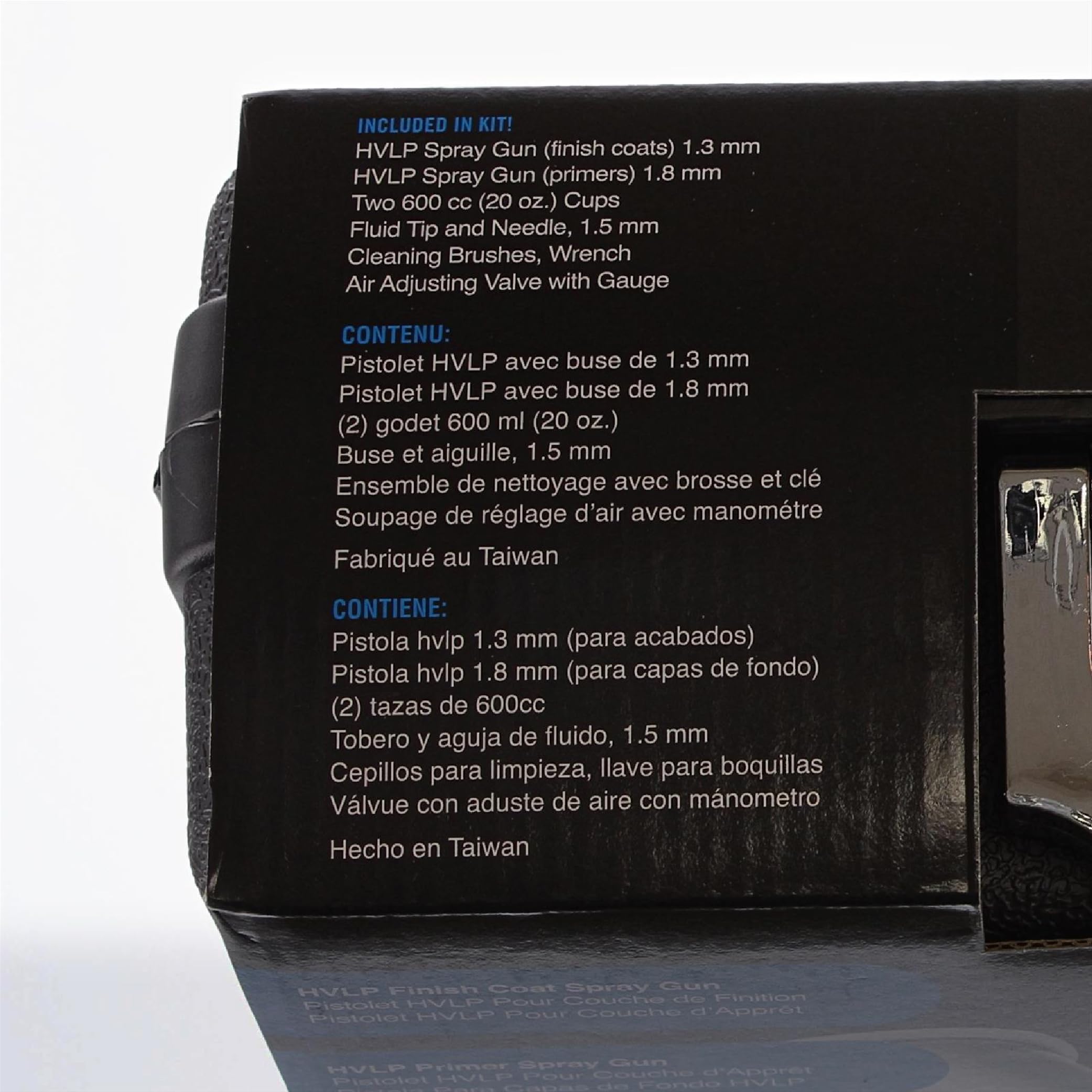 DeVilbiss open carrying case organizing guns for safe transport and storage