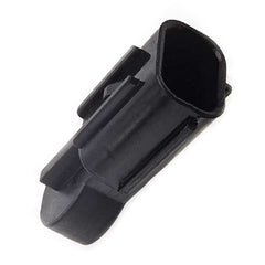DEVMO 3-pin plug connection closeup ensuring direct fit with vehicle harness