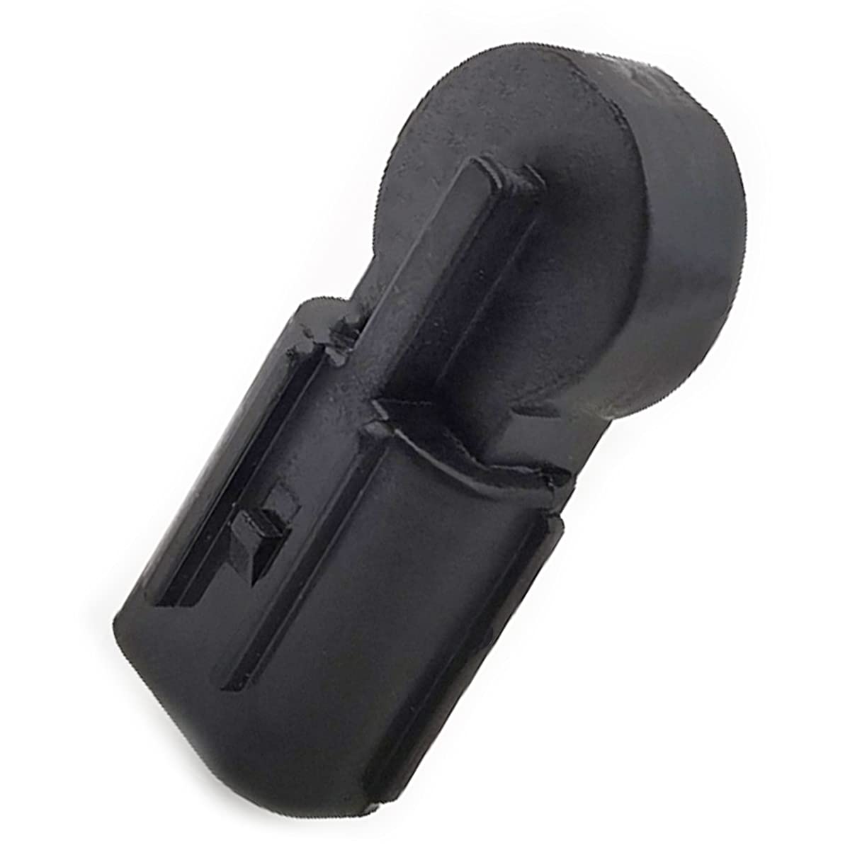 DEVMO flow sensor front view showing housing and mounting for easy replacement