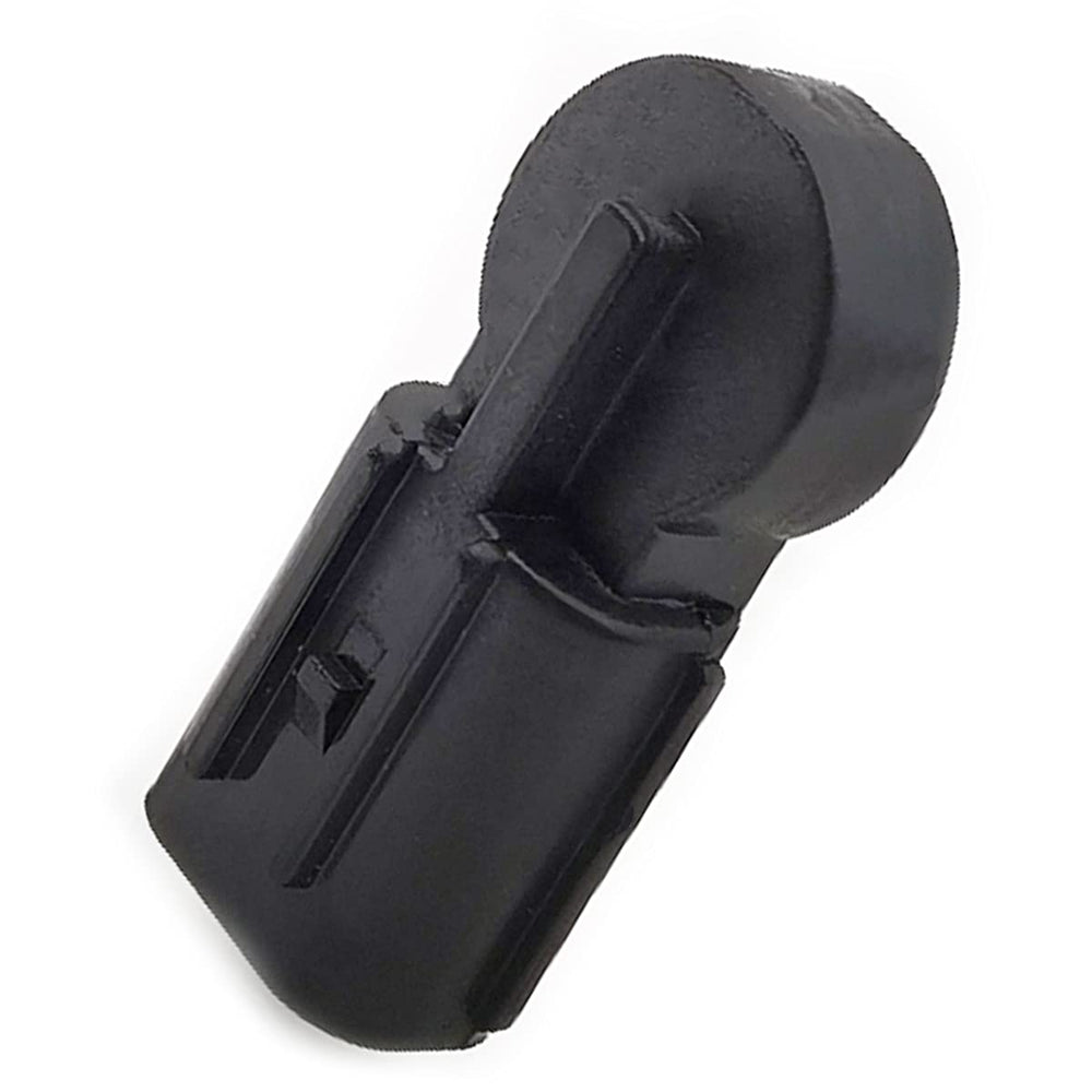 DEVMO flow sensor front view showing housing and mounting for easy replacement