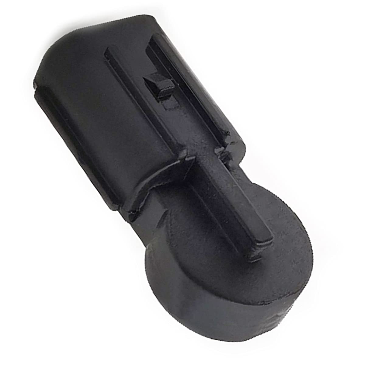 DEVMO sensor beside ruler showing compact size for simple handling