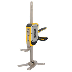 DEWALT front view of construction jack showing compact profile for easy handling