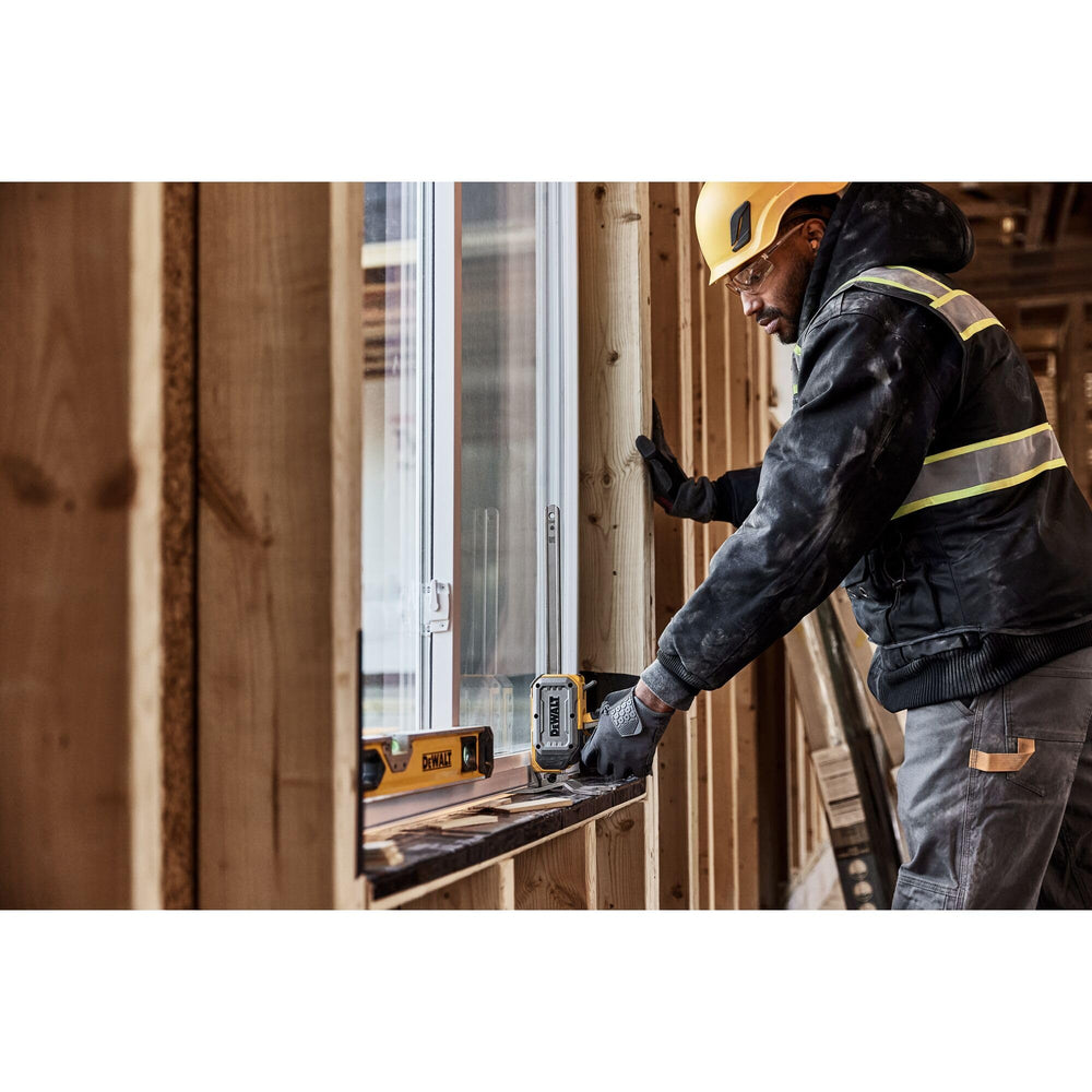 DEWALT trigger detail with metal ribs offering improved grip and control