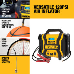 DEWALT DXAEPS14 heavy-duty clamps and cables ensuring safe, strong battery connection