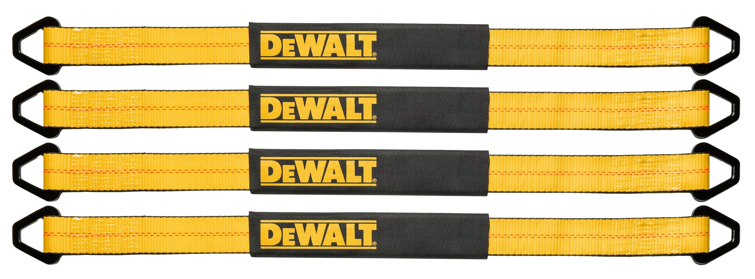 DEWALT product label and specifications close-up, visible DOT-grade ratings for confidence