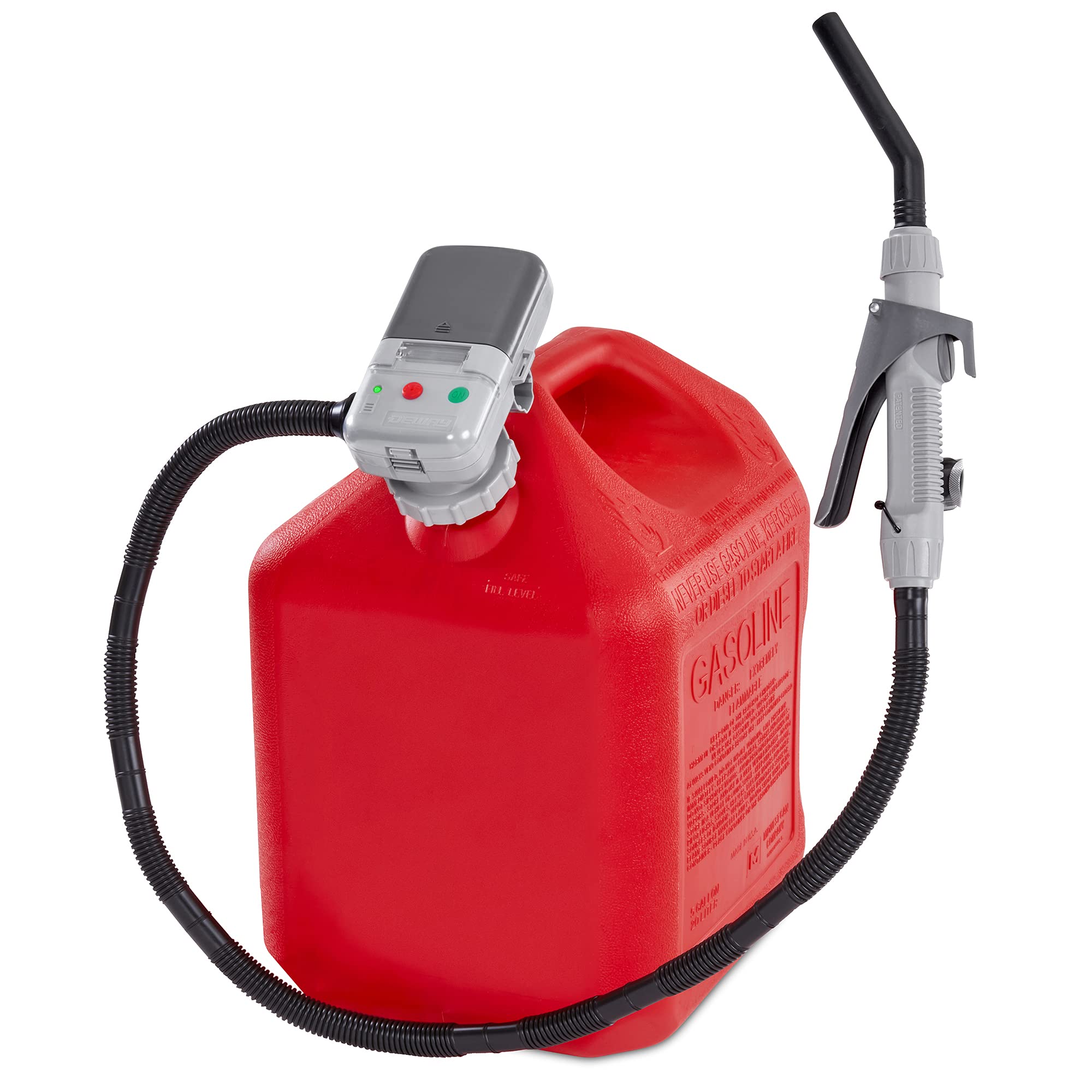 DEWAY front view of pump showing compact design and portability