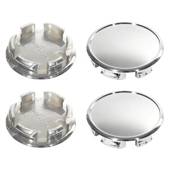 DewFlew front view chrome center cap showing polished look and fit benefit