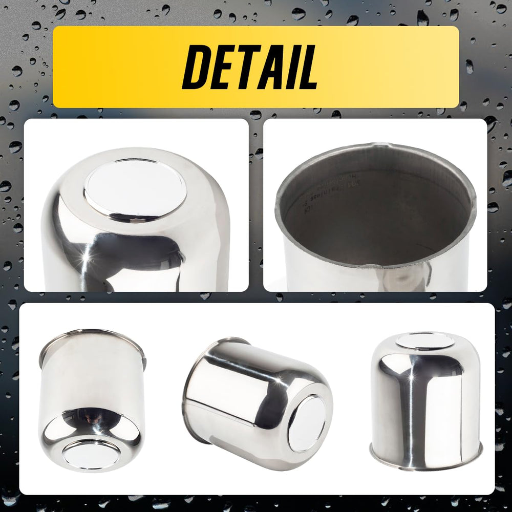 DewFlew lifestyle shot on trailer wheel showing upgraded look and durability benefit