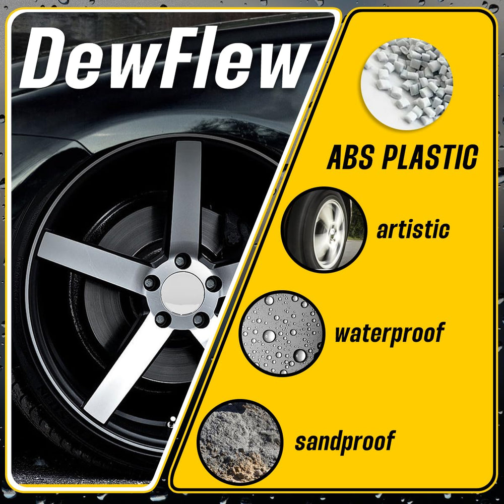 DewFlew product packaging and label indicating ready replacement benefit