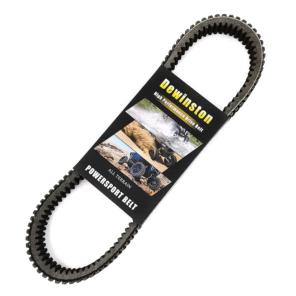 Dewinston belt on ATV in trail setting shows reliable off-road durability