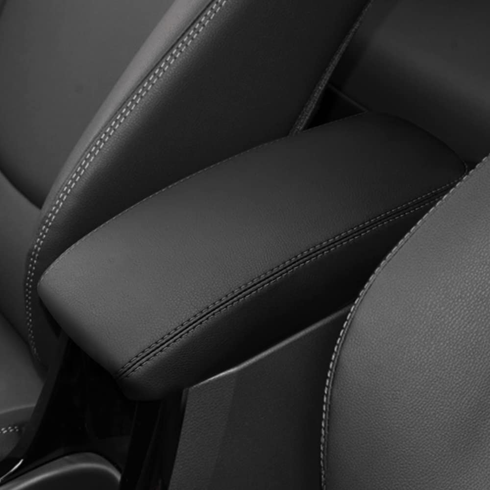 DEYTOP front view console cover showing exact Corolla Cross fit and protection