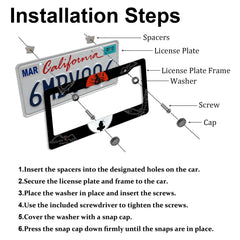 DGDRHZ included screws washers and caps displayed for easy installation benefit