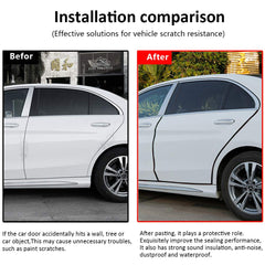 DGSL installed on a car door showing easy push-on installation