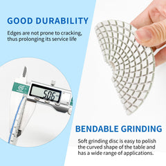 DiamDr 5/8"-11 threaded backer pad showing secure attachment benefit
