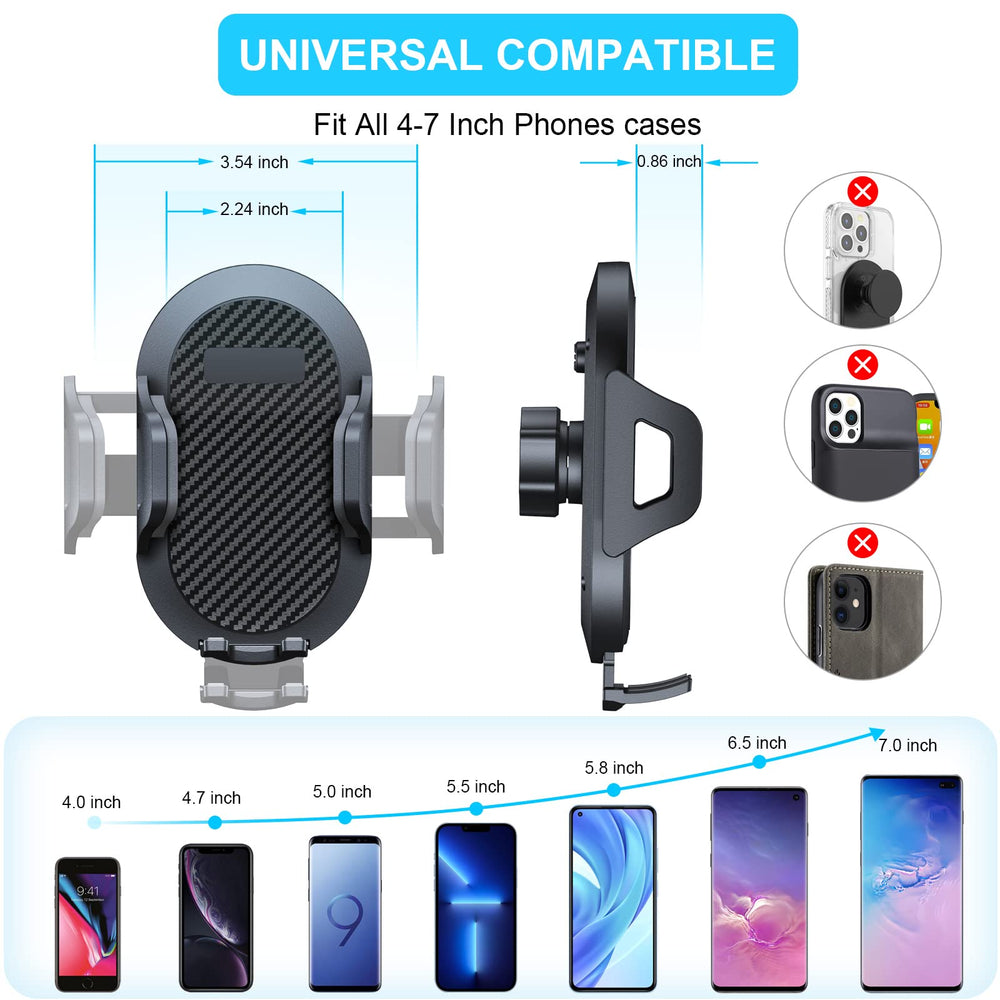 DIAMOOKY phone in cradle portrait mode providing stable hands-free use