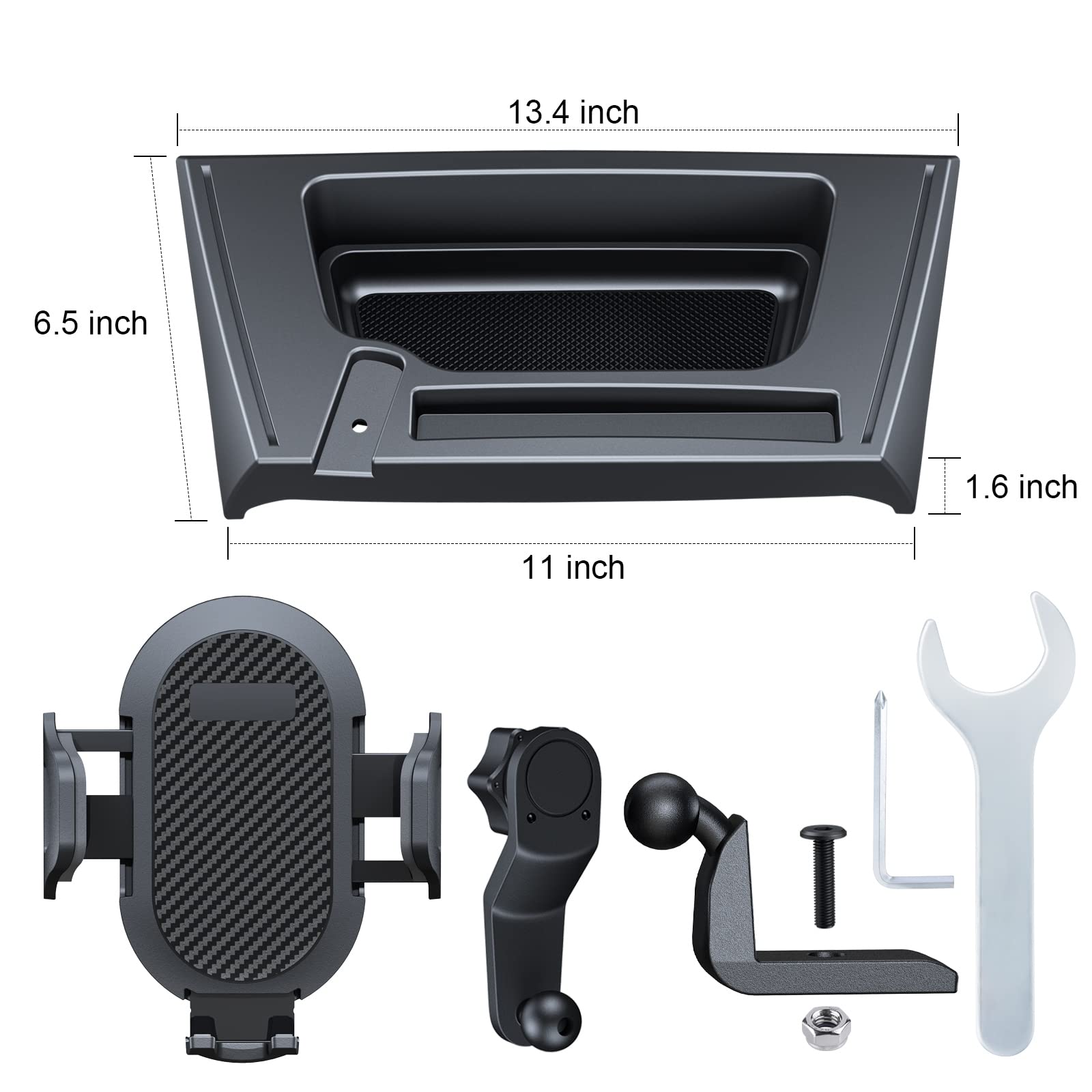 DIAMOOKY scale comparison with Jeep keys illustrating compact dash footprint
