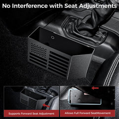 DIAMOOKY side profile showing console fit, durable custom-fit benefit