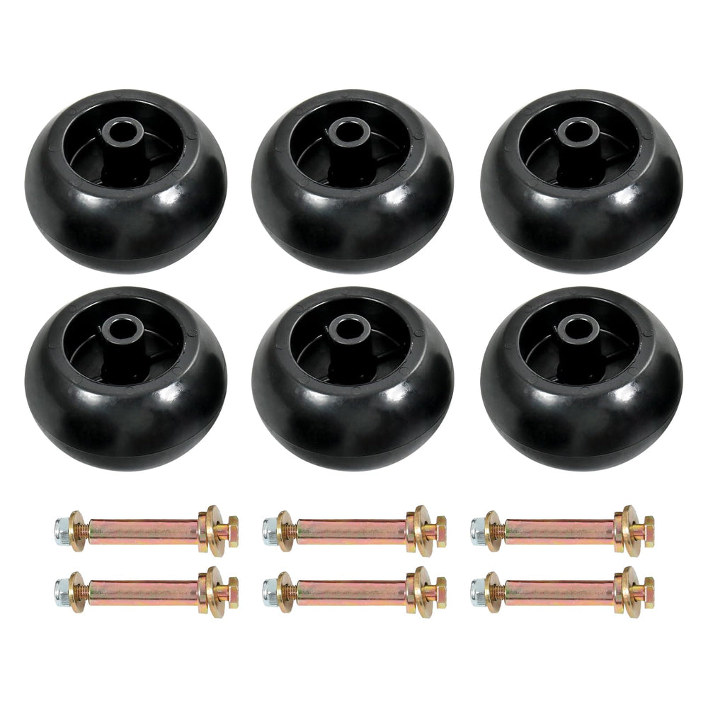 DICMIC front view of six wheel kit showing complete set and fitment benefit