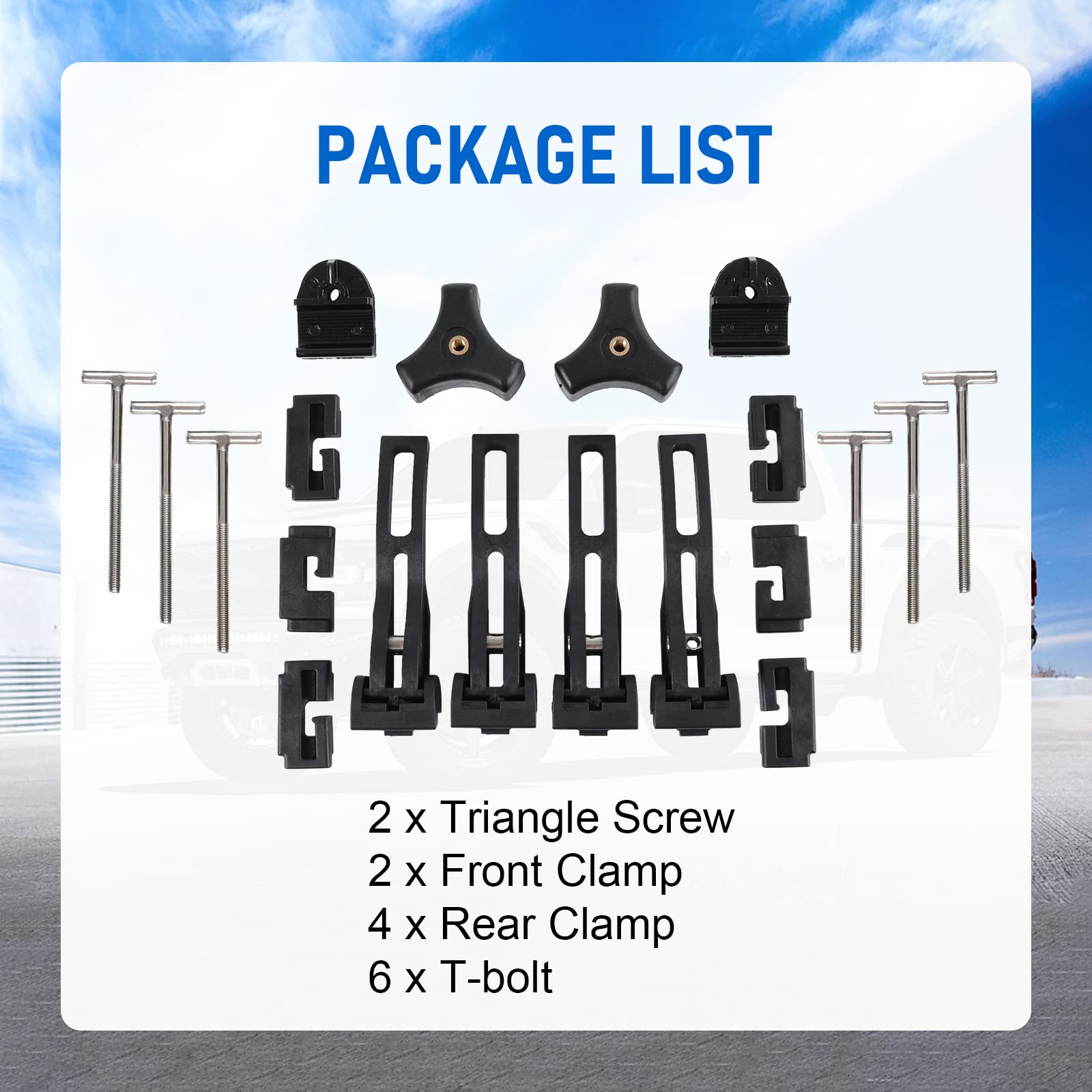 DICMIC complete kit laid on truck bed for fast visual inventory