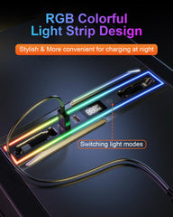 DICMKY retractable cable detail, tangle-free charging benefit