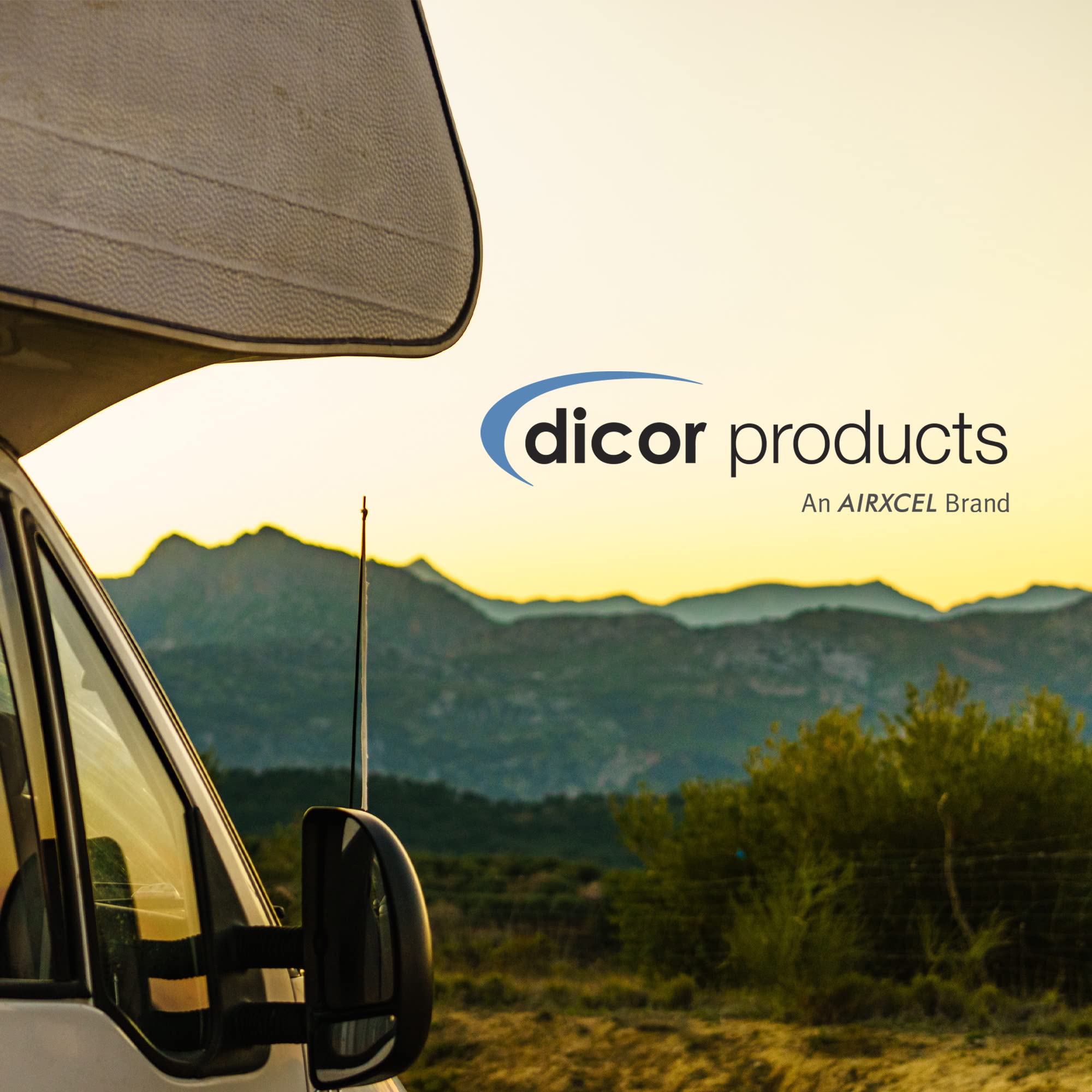 Dicor cleaner label and storage instructions showing safe handling benefit