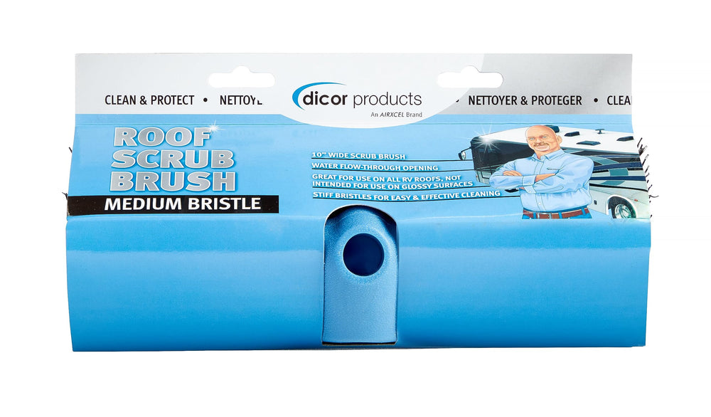 Dicor close-up of medium bristles demonstrating effective dirt removal