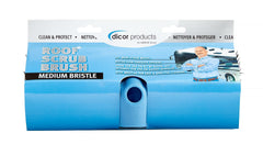 Dicor close-up of medium bristles demonstrating effective dirt removal