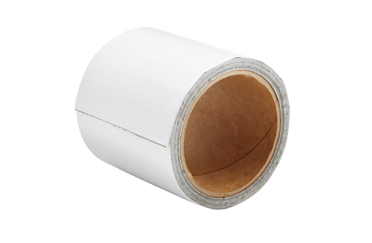 Dicor showing front packaging and tape roll, easy RV leak repair benefit