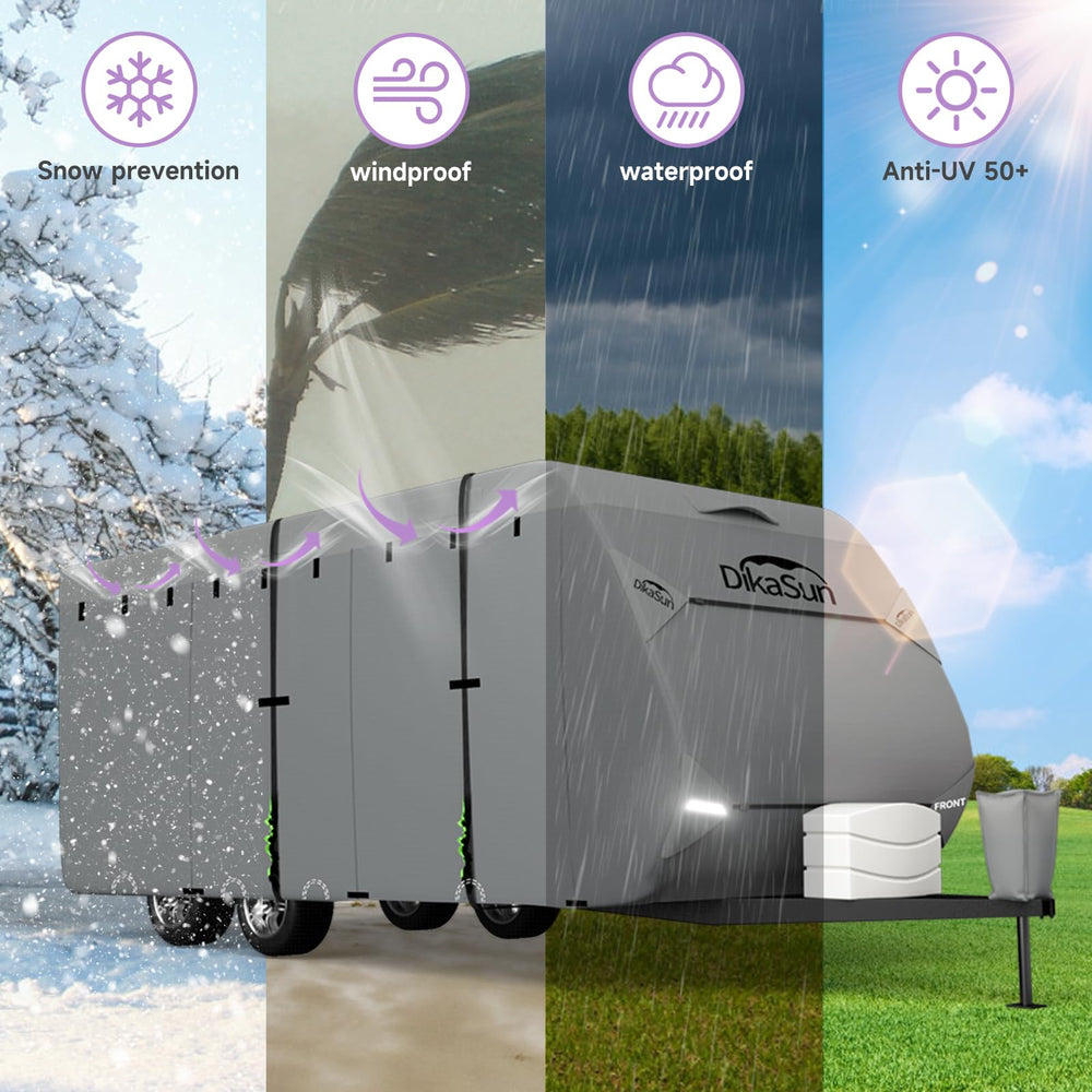 DikaSun side zippered door open for maintenance access and convenience
