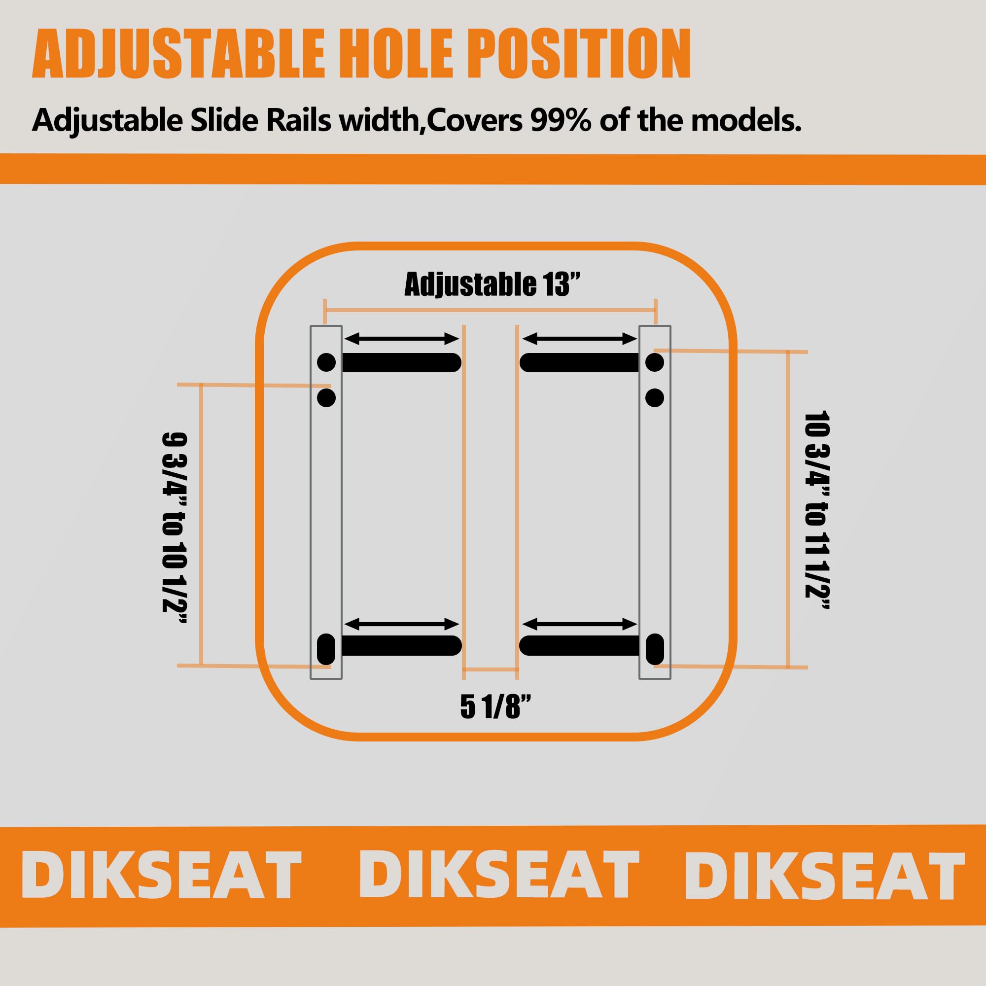 DIKSEAT side profile highlighting armrest and retractable belt safety
