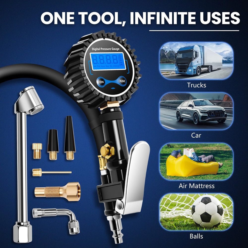 DikTalk open storage case protecting tool and adapters for convenient transport
