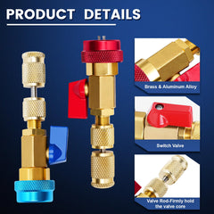 DikTalk closeup of high and low pressure removers ensuring leak-free service