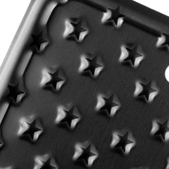 DillenCo frame 3D detail closeup highlighting raised stars benefit: textured depth