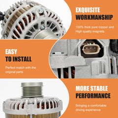 Dilomber alternator side profile highlighting compact design and durability