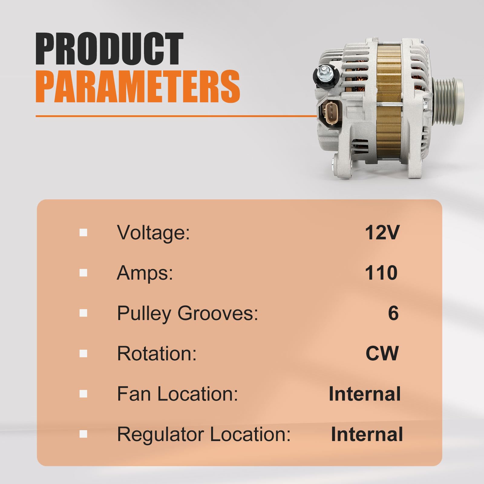 Dilomber alternator terminal detail showing plug fit and secure connection