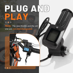 Dilomber throttle M button detail for quick mode selection and control
