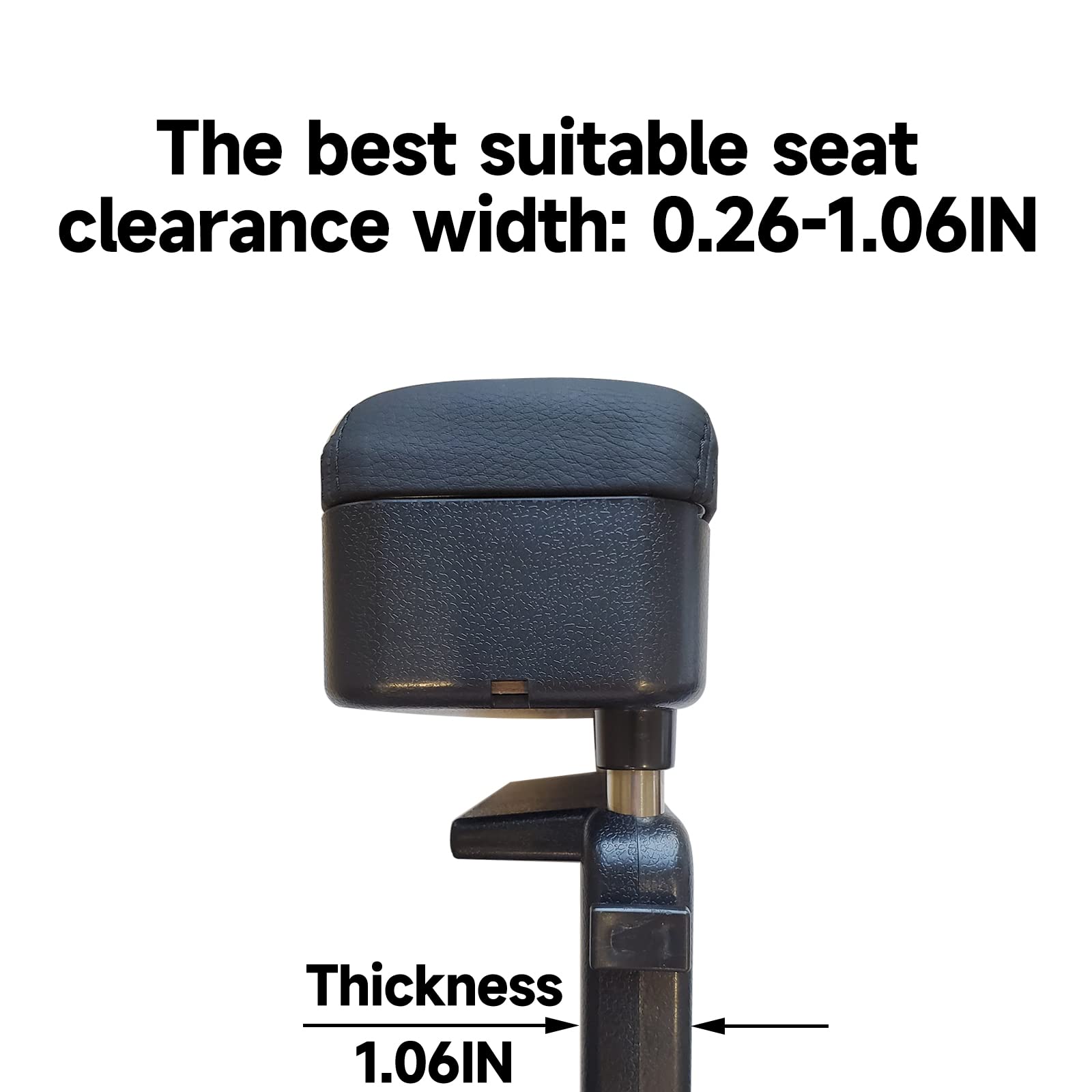 Dimeani in use with driver resting arm showing improved comfort on long drives