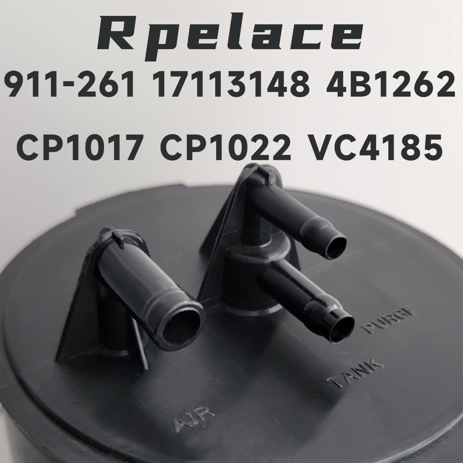 DIMEANI vapor canister connection ports close-up highlighting correct hose fitment and secure seals