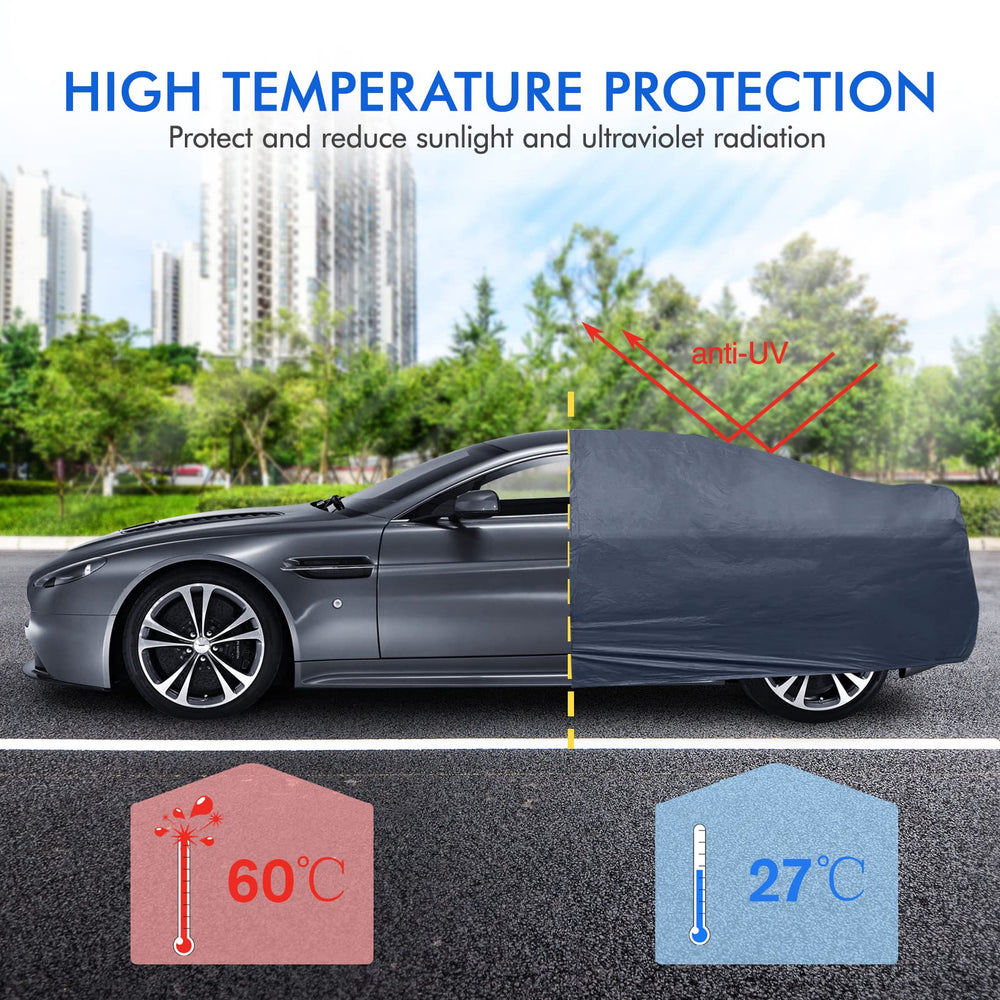 DINGHAO wind rope and elastic hem detail securing cover in wind